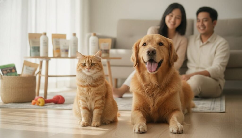 Perbedaan kebutuhan produk kucing dan anjing untuk brand pet care